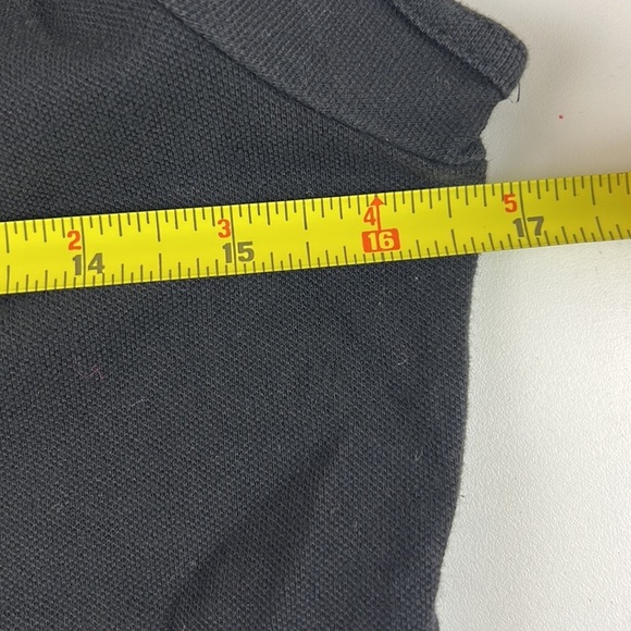 LACOSTE Navy Shorts  Sleeve Polo Shirt - Picture 9 of 10